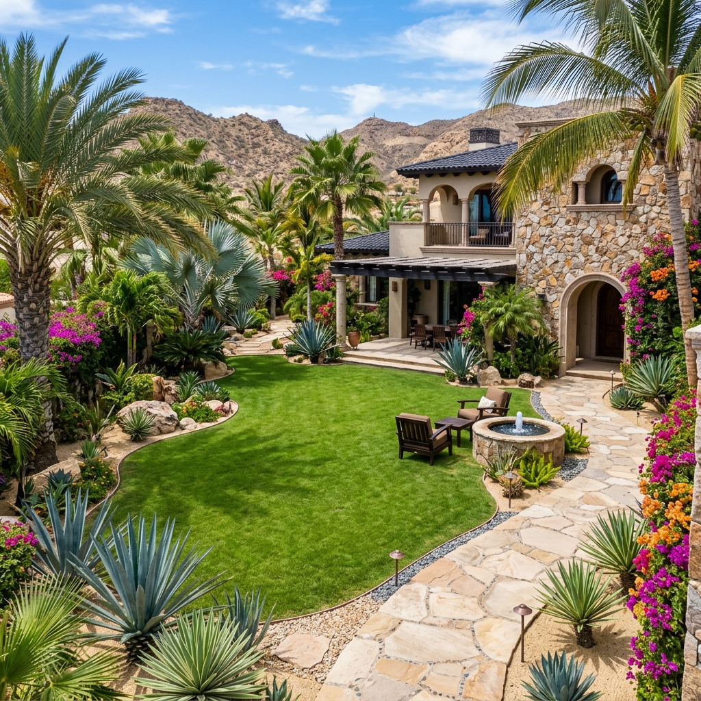 Oasis de lujo después del diseño de Baja Gardens